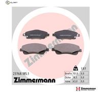 ZIMMERMANN 23768.185.1 Brake pad set