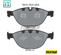 TEXTAR 2379101 Brake Pads Set Front for 5 6 7 Phantom