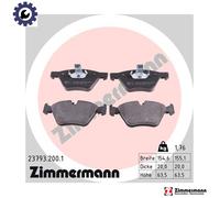 BRAKE PAD SET DISC BRAKE 23793.200.1 FOR BMW N46 B20 CD 2.0L 4cyl 5 SERIES 2.5L