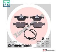 Brake pads 23793.200.2 ZIMMERMANN for BMW 5 5 Touring