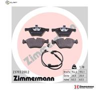 BRAKE PAD SET DISC BRAKE 23793.200.2 FOR BMW N46 B20 CD 2.0L 4cyl 5 SERIES 2.5L