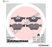 BRAKE PAD SET DISC BRAKE 23793.200.9 FOR BMW N46 B20 CD 2.0L 4cyl 5 SERIES 2.5L