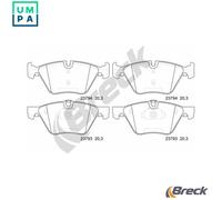 BRAKE PAD SET DISC BRAKE 23794 00 701 00 FOR BMW N46B20C/BD/CB 2.0L 4cyl 3 E90