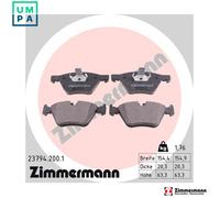 Brake pads 23794.200.1 ZIMMERMANN for BMW 3 Touring X1 3 Z4 Roadster 3 Coupe