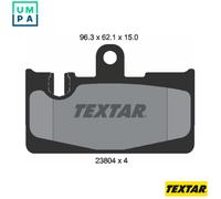 Fits TEXTAR 2380401 BRAKE PADS /R/ LEXUS LS430 00-06 ✅UK Seller