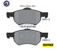 Textar 2380701 Brake Pad Set