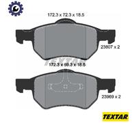 BRAKE PAD SET DISC BRAKE 2380701 FOR CHRYSLER GRAND/VOYAGER/IV/III TOWN/& 2.5L