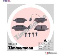 ZIMMERMANN 23811.180.2 Brake pad set