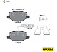 BRAKE PAD SET DISC BRAKE 2381101 FOR ALFA ROMEO GIULIETTA/Hatchback/Van 2.0L