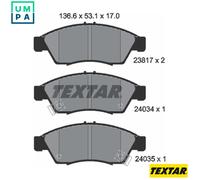 BRAKE PAD SET DISC BRAKE 2381701 FOR SUZUKI M15A 1.5L J23A 2.3L M18A 1.8L 4cyl