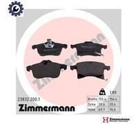 ZIMMERMANN 23832.200.1 Brake pad set