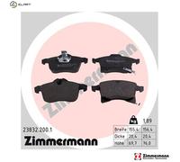 ZIMMERMANN 23832.200.1 Brake pad set