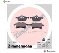 ZIMMERMANN 23832.200.2 Brake pad set