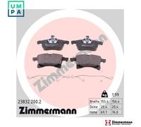 ZIMMERMANN 23832.200.2 Brake pad set