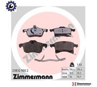 Brake pads 23832.900.2 ZIMMERMANN for OPEL CHEVROLET