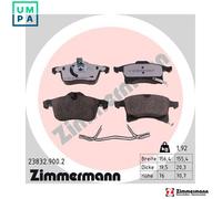 ZIMMERMANN 23832.900.2 Brake pad set
