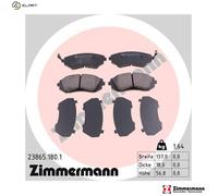 ZIMMERMANN 23865.180.1 Brake pad set