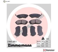 BRAKE PAD SET DISC BRAKE 23865.180.1 FOR SUBARU B3/Hatchback OUTBACK LEGACY/IV