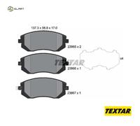 BRAKE PAD SET DISC BRAKE 2386501 FOR SAAB SUBARU B3/Hatchback OUTBACK LEGACY/V