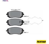BRAKE PAD SET DISC BRAKE 2386501 FOR SAAB SUBARU B3/Hatchback OUTBACK LEGACY/V