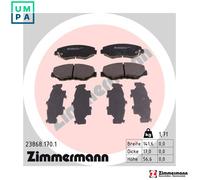 ZIMMERMANN 23868.170.1 Brake pad set