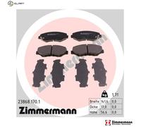 ZIMMERMANN 23868.170.1 Brake pad set