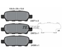 BRAKE PAD SET, DISC BRAKE 2387101