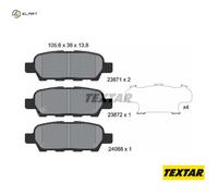 BRAKE PAD SET DISC BRAKE 2387101 FOR INFINITI RENAULT KOLEOS/SUV SUZUKI 3.7L G