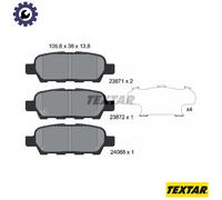 BRAKE PAD SET DISC BRAKE 2387101 FOR RENAULT KOLEOS/SUV NISSAN 2.5L 4cyl 2.5L