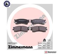 ZIMMERMANN 23873.160.1 Brake pad set