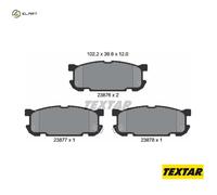 BRAKE PAD SET DISC BRAKE 2387601 FOR MAZDA ROADSTER/II MX-5/Mk MIATA 1.8L 4cyl