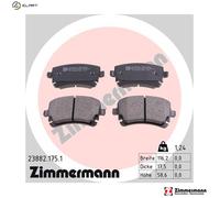 ZIMMERMANN 23882.175.1 Brake pad set