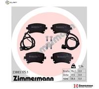 BRAKE PAD SET DISC BRAKE 23883.175.1 FOR VW BRK/BKL/AYT 3.2L CEXB/CARA 3.0L 8cyl