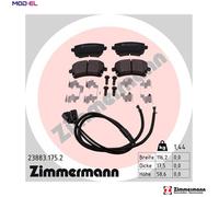 ZIMMERMANN 23883.175.2 Brake pad set