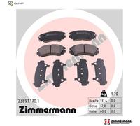 BRAKE PAD SET DISC BRAKE 23891.170.1 FOR HYUNDAI G4ED 1.6L 4cyl ELANTRA