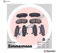 BRAKE PAD SET DISC BRAKE 23891.170.1 FOR HYUNDAI G4ED 1.6L 4cyl ELANTRA