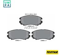 Brake Pads Full Set Of 4 Front 2389101 Textar Hyundai Kia