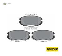 BRAKE PAD SET DISC BRAKE 2389101 FOR HYUNDAI FLUIDIC/ELANTRA JM SONATA/IV/Mk