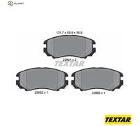 Textar Front Brake Pads fits Hyundai Sonata Kia Sportage Soul Elantra Lantra