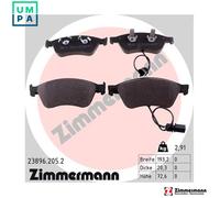 BRAKE PAD SET DISC BRAKE 23896.205.2 FOR VW AUDI A8L A6/S6 BRK/BKLCEXBBBJ 3.0L