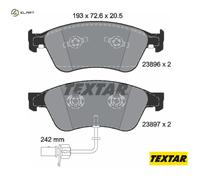 TEXTAR 2389601 Brake pad set