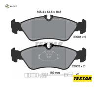 BRAKE PAD SET DISC BRAKE 2390101 FOR VW LT/Mk/II/Bus/28-35/Platform/Chassis 2.3L