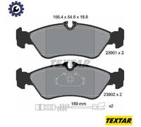 BRAKE PAD SET DISC BRAKE 2390101 FOR VW LT/Mk/II/Bus/28-35/Platform/Chassis 2.8L