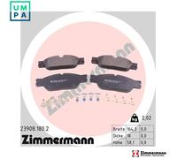 ZIMMERMANN 23908.180.2 Brake pad set