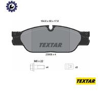 BRAKE PAD SET DISC BRAKE 2390801 FOR DAIMLER JAGUAR AJ8FT 4.2L 8cyl SUPER EIGHT