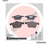 ZIMMERMANN 23912.185.1 Brake pad set