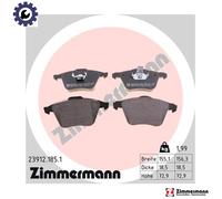 ZIMMERMANN 23912.185.1 Brake pad set