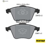 TEXTAR 2391202 Brake pad set