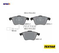 Textar Car Brake Pad Front Integrated Wear Warning Contact For Audi 2391301