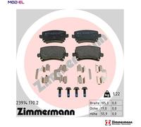 ZIMMERMANN 23914.170.2 Brake pad set